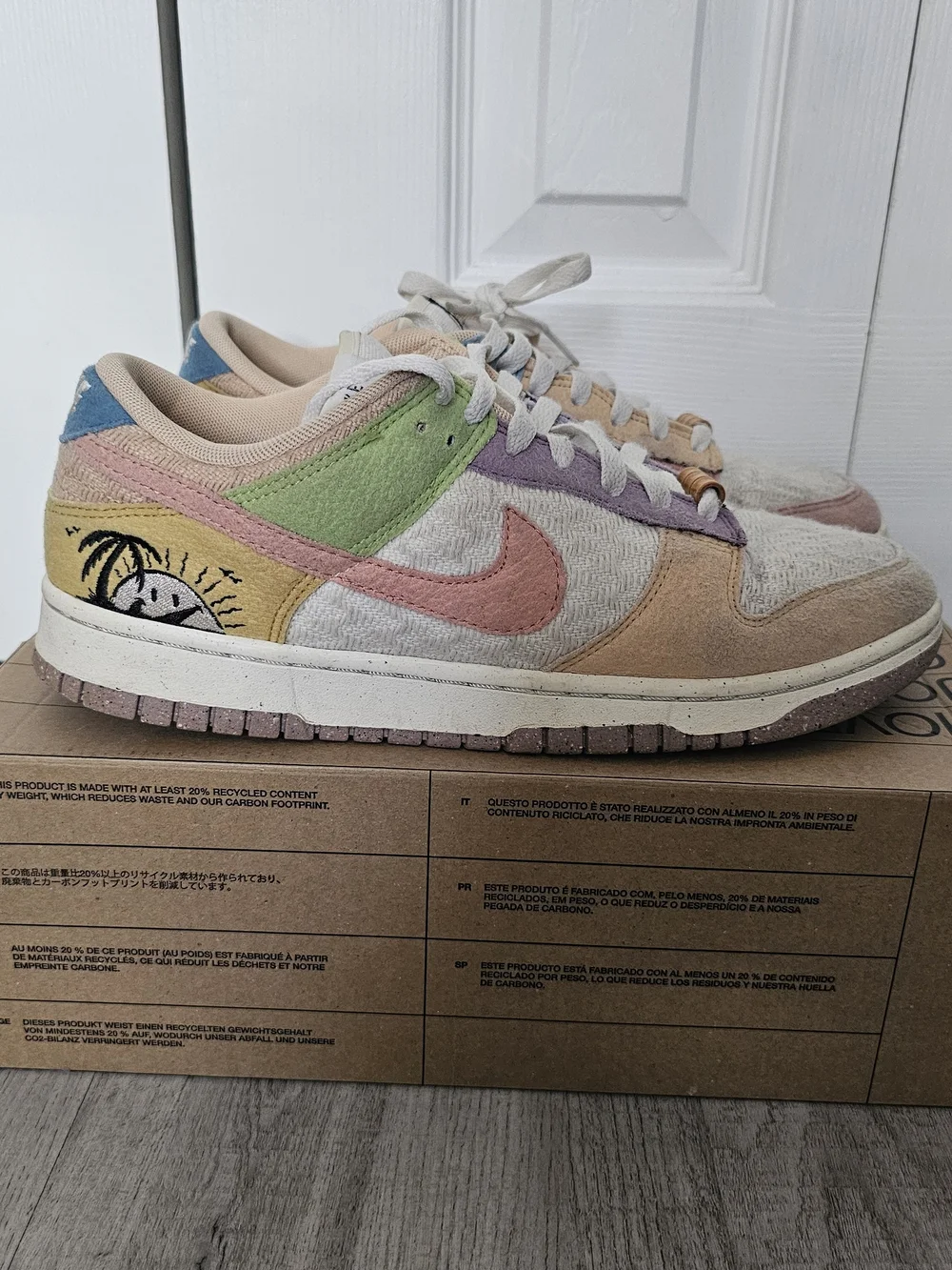 Nike Dunk Low SE Pastel Multi Colorway Sneakers